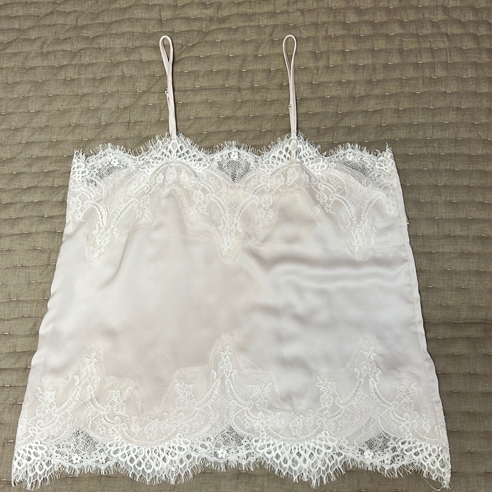 Cream & White Lace Camisole